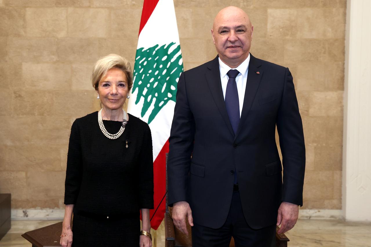 Ambassador Maria Emerica Cortese Presents Credentials to Lebanese President